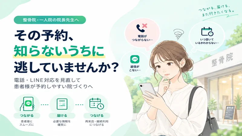 その予約、知らないうちに逃していませんか？