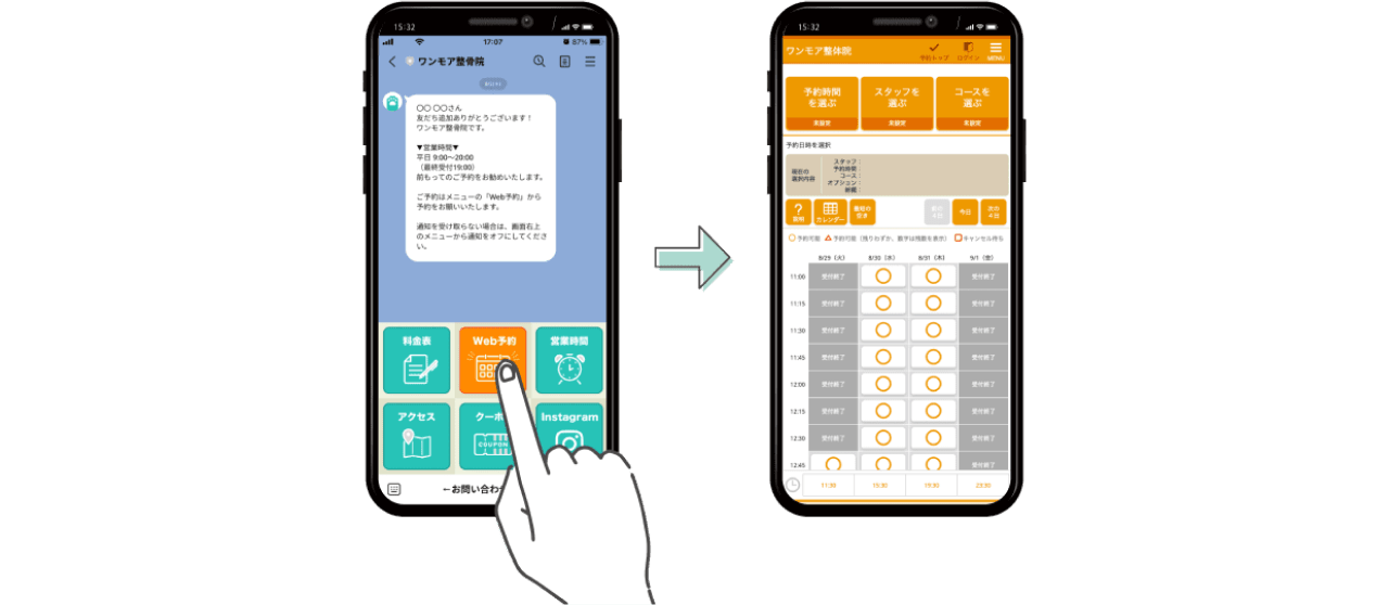 LINE連携イメージ